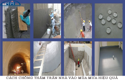 Cách chống thấm tường nhà vào mùa mưa hiệu quả