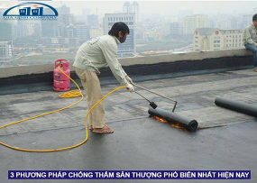 3 PHƯƠNG PHÁP CHỐNG THẤM SÂN THƯỢNG PHỔ BIẾN NHẤT HIỆN NAY