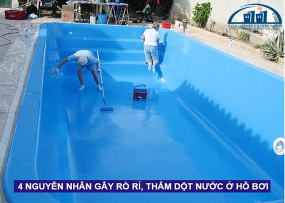 4 NGUYÊN NHÂN GÂY RÒ RỈ, THẤM DỘT NƯỚC Ở HỒ BƠI