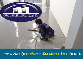 4 VẬT LIỆU CHỐNG THẤM TẦNG HẦM HIỆU QUẢ