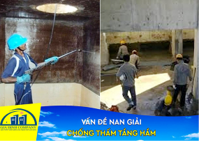 CHỐNG THẤM TẦNG HẦM TẠI HUYỆN CỦ CHI HCM